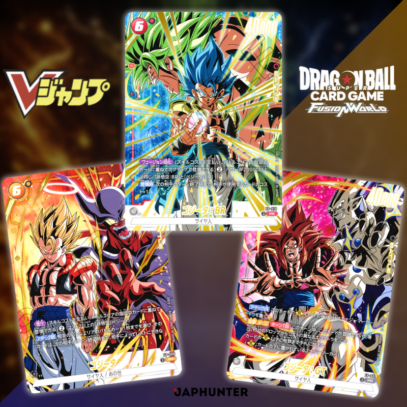 Dragon Ball Fusion World – Fierce Battle Gogeta Pack (Exclusivité VJump) | Édition Japonaise