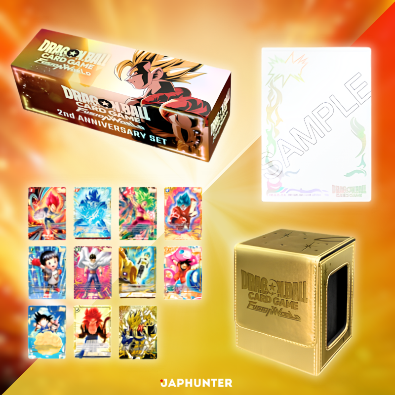 Dragon Ball Fusion World – Set 2ème Anniversaire | Édition Japonaise | Coffret Collector Limité