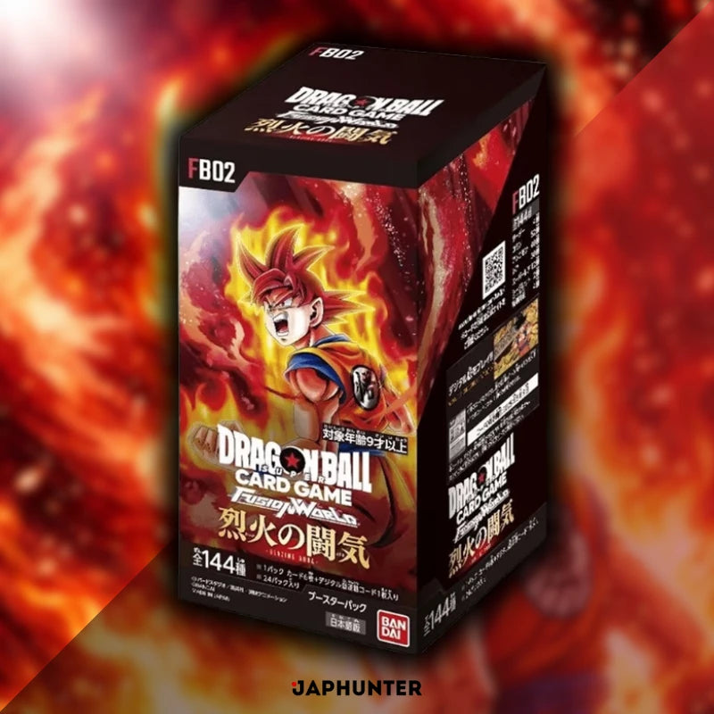 Dragon Ball Fusion World Blazing Aura Display [FB02] | Édition Japonaise