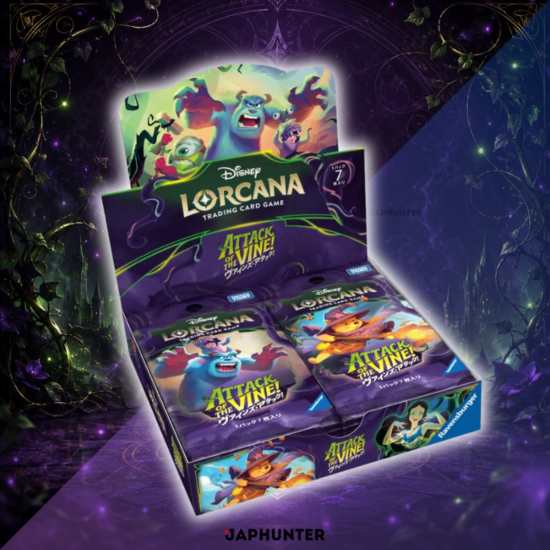 Disney Lorcana TCG – L'Attaque de la Vigne ! Boîte de booster japonaise