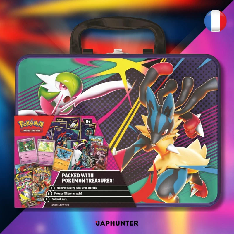 Valisette Pokémon Trésors Automne 2025 – Lucario & Gardevoir (FR)