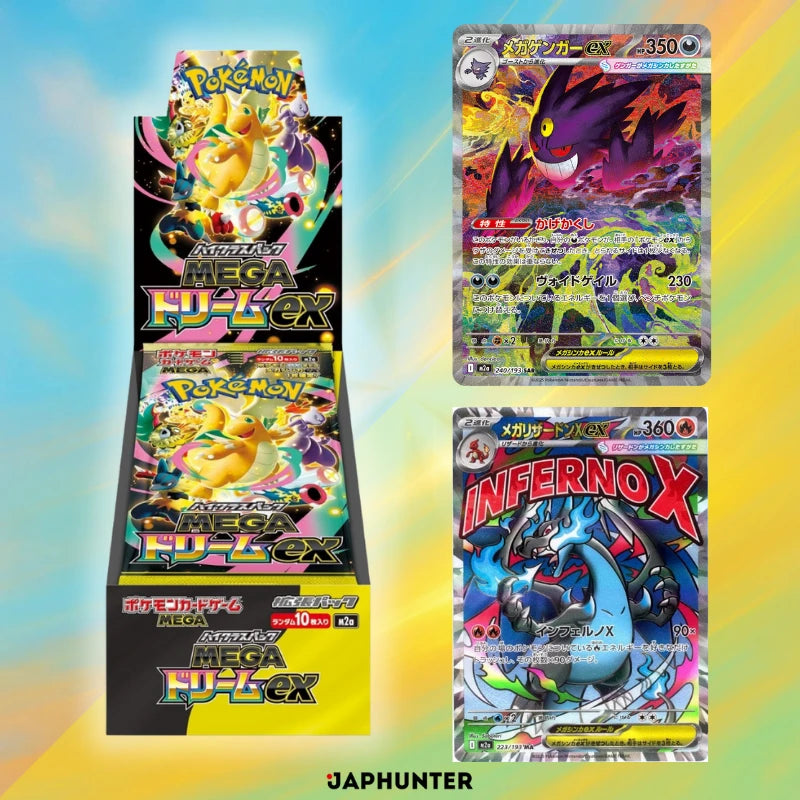 Pokémon Mega Dream EX M2a Japanese Booster Box Display – JapHunter