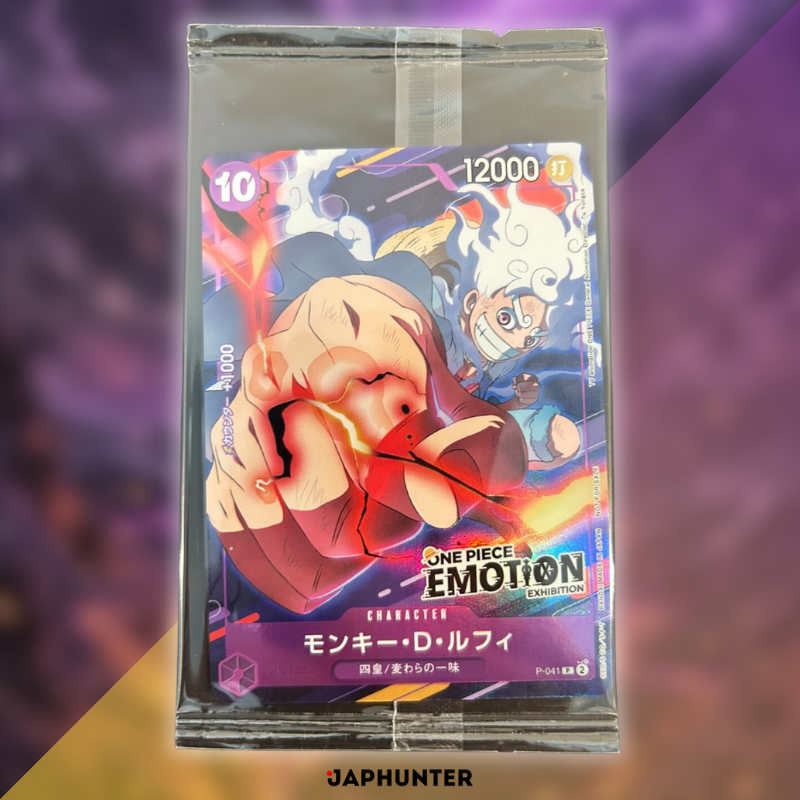 One Piece Monkey D. Luffy Promo P-041 “ONE PIECE EMOTION EXHIBITION” | Japanese Edition | Factory Sealed