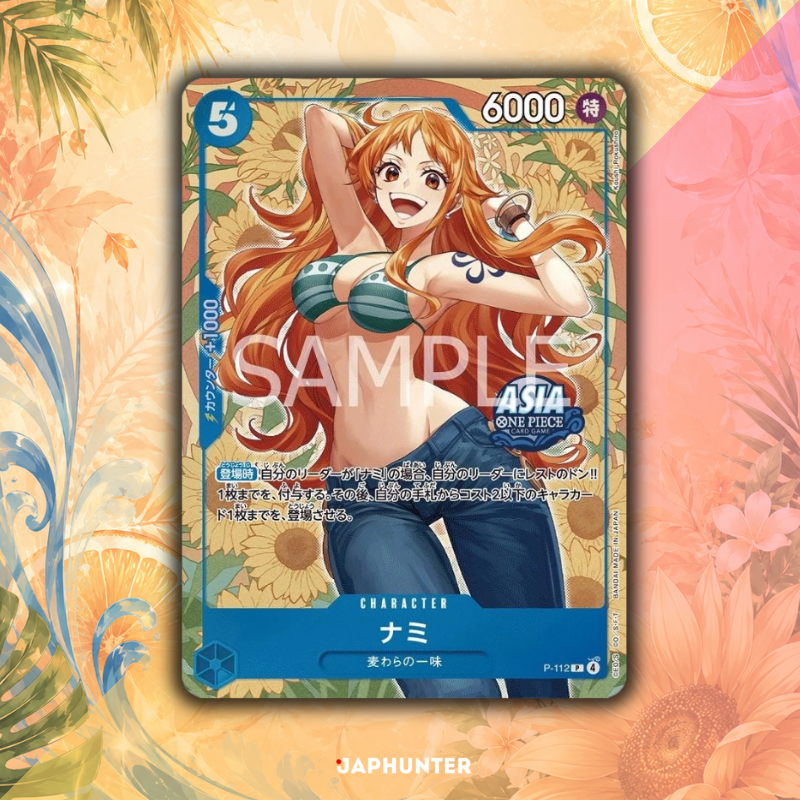 One Piece Nami Promo Card P-112 | Asia / Japanese Edition