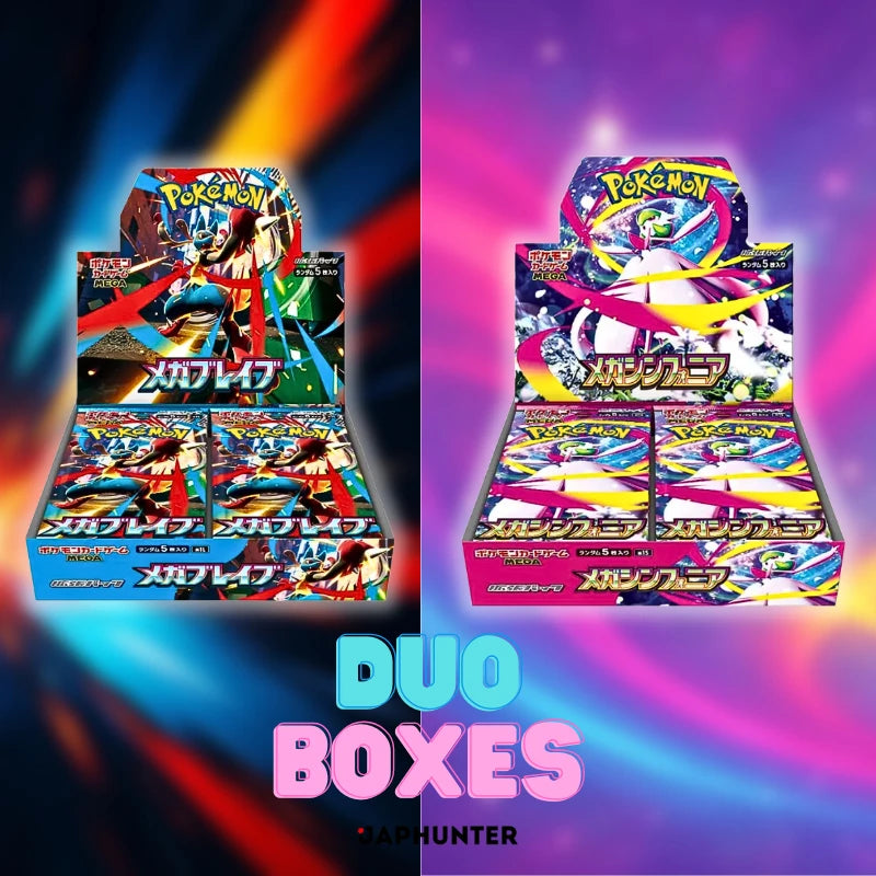 Pokémon Mega Brave + Mega Symphonia Display Duo Booster Box Japonais