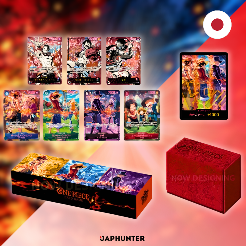 One Piece English 3rd Anniversary Set | Japanische Ausgabe | Ruffy, Ace & Sabo