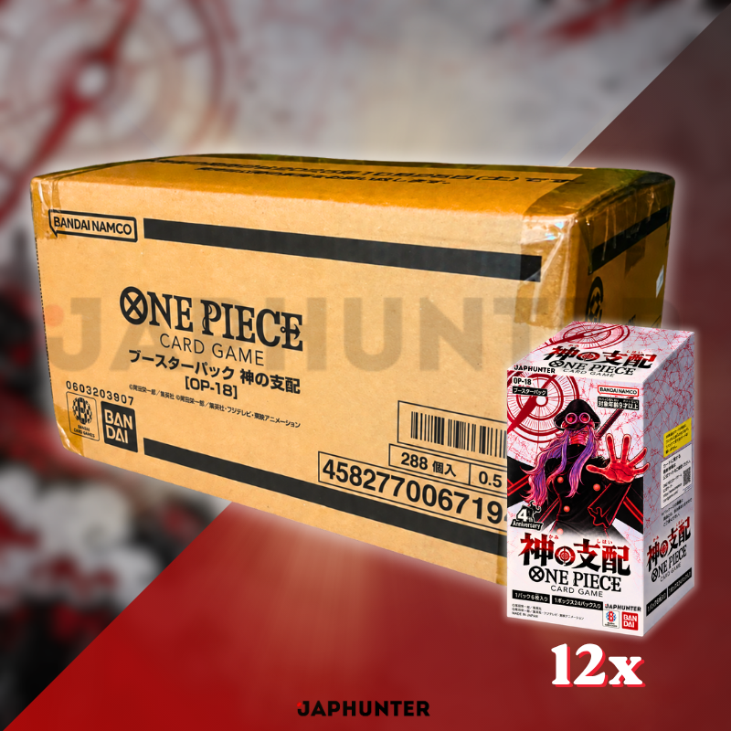 One Piece OP-18 The Dominance of God | Booster Box Display or Sealed Case | Japanese Edition
