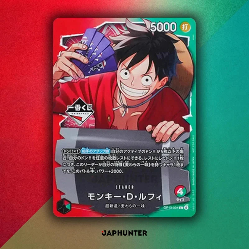 One Piece Monkey D. Luffy L Special Promo OP13-001 / Ichiban Kuji (Japanese)