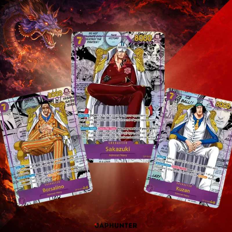 One Piece OP-16 The Time of the Battle japonais Booster Box Display