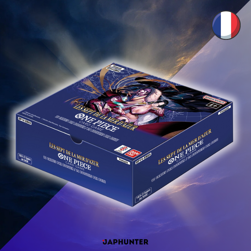 (PREORDER) One Piece OP-14 “Les Sept de la Mer d’Azur” (FR Version) Booster Box | French Edition