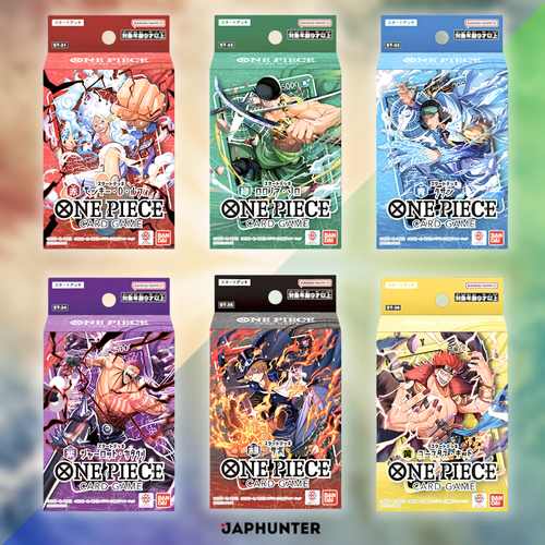 One Piece Starter Deck Bundle ST-31 to ST-36 | Japanese Edition | Complete Set