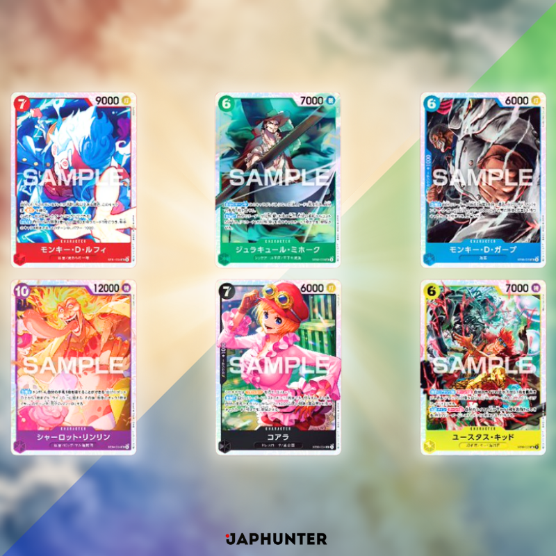One Piece Starter Deck Bundle ST-31 bis ST-36 | Japanische Ausgabe | Komplettes Set