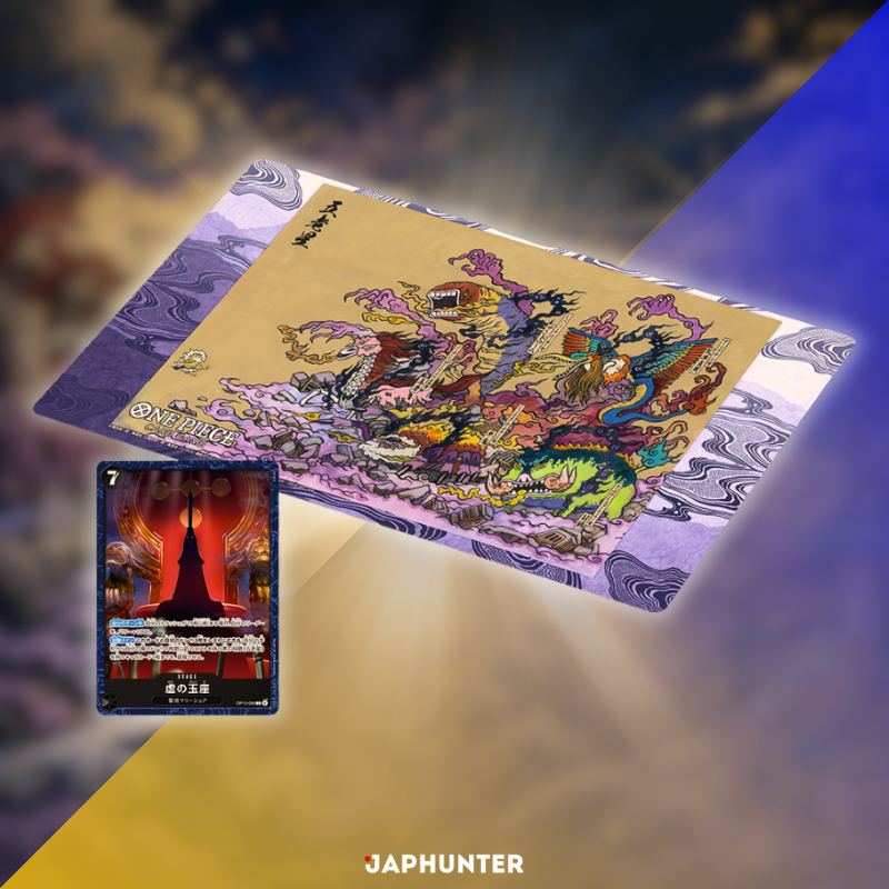 One Piece BASE SHOP Limited Playmat Vol.2 Five Elders + Empty Throne Card | Japanese Edition