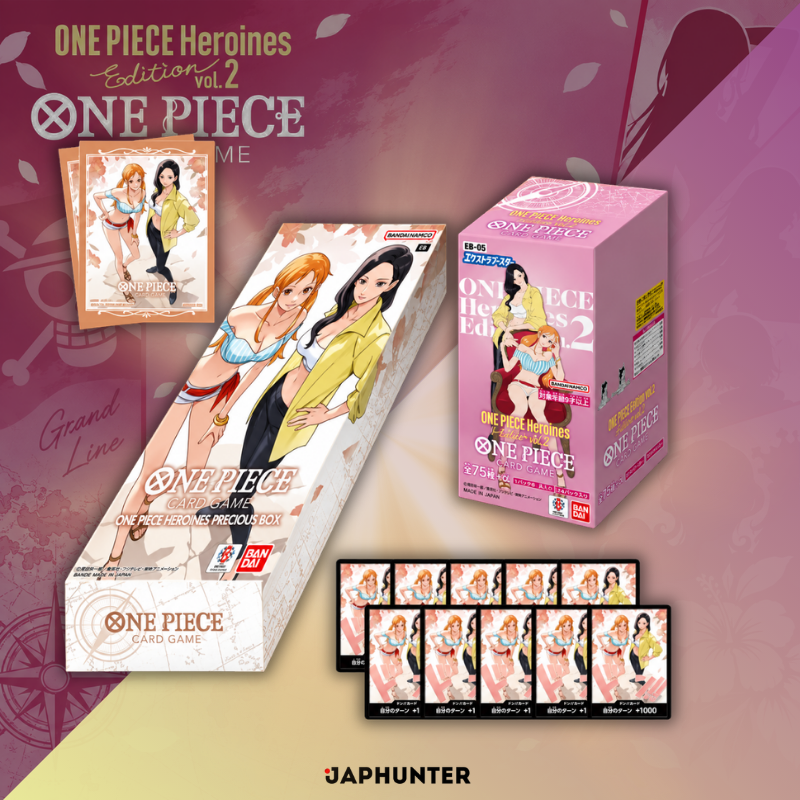 One Piece Heroines Precious Box EB-05 | Booster Box, Sleeves & DON!! Cards | Japanese Edition