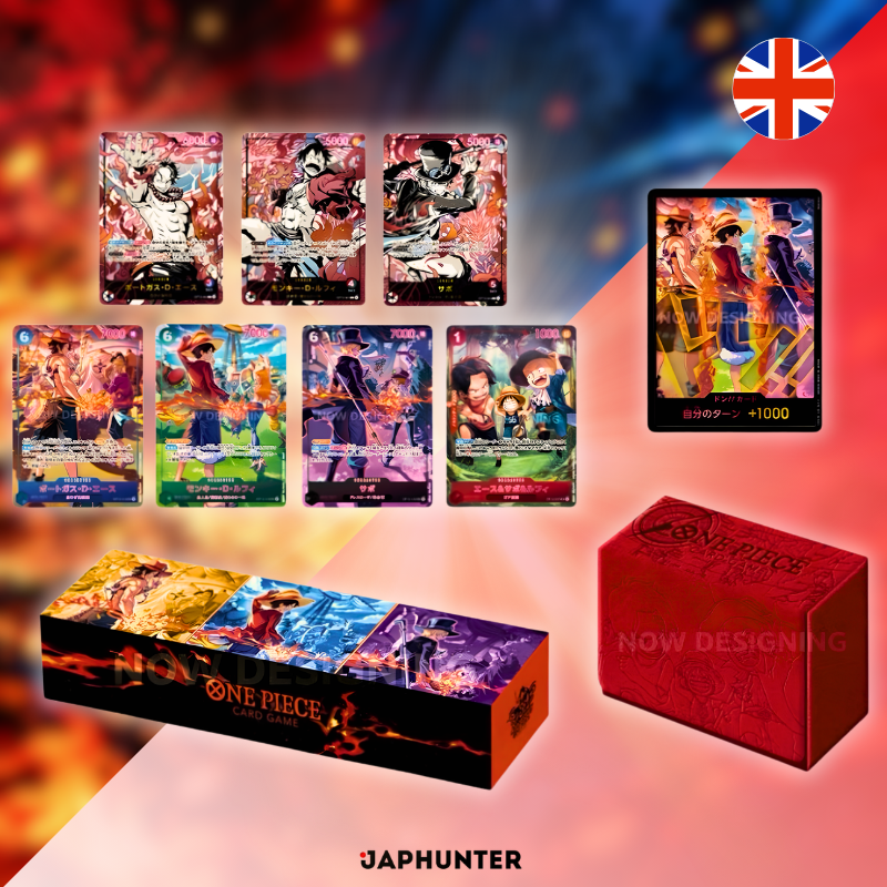 One Piece English 3rd Anniversary Set | Japanische Ausgabe | Ruffy, Ace & Sabo