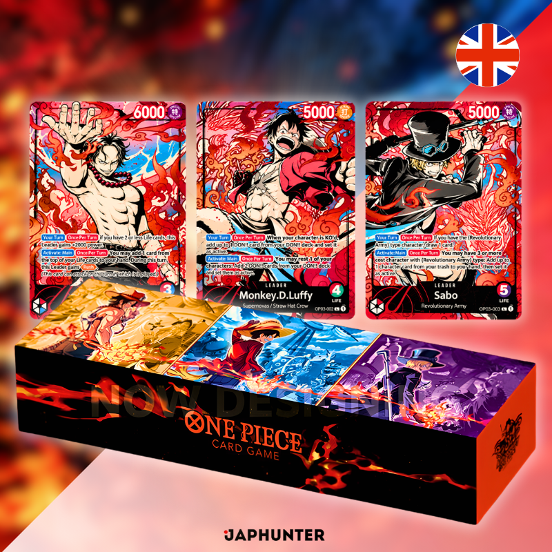 One Piece English 3rd Anniversary Set | Japanische Ausgabe | Ruffy, Ace & Sabo