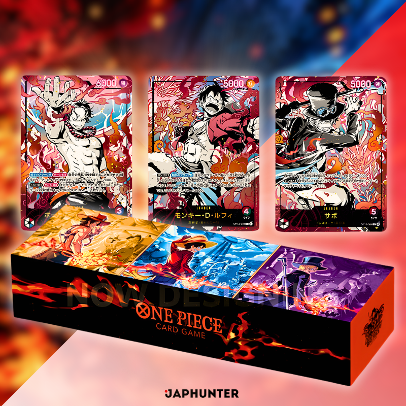 One Piece English 3rd Anniversary Set | Japanische Ausgabe | Ruffy, Ace & Sabo
