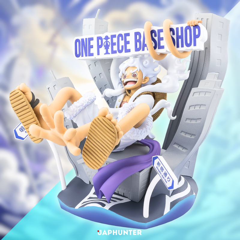 Figurine One Piece Figuarts ZERO Monkey D. Luffy Gear 5 Shinjuku Marui Honkan | Édition limitée ONE PIECE BASE SHOP