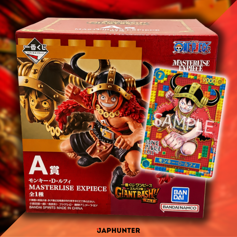 One Piece Ichiban Kuji Giant Bash Vol.2 – Monkey D. Luffy Masterlise Expiece Figure – A Prize