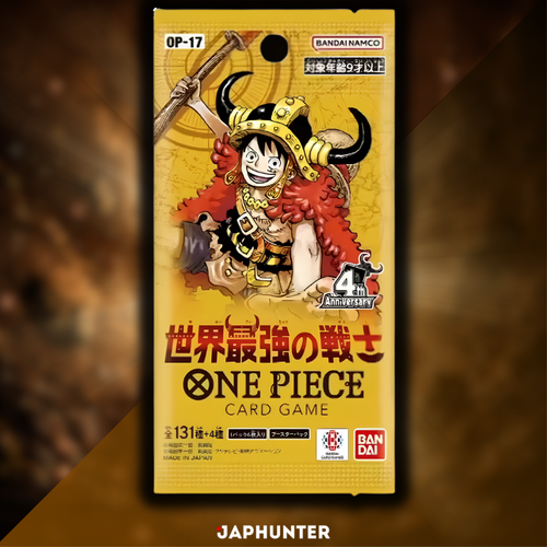 One Piece Card Game OP-17 The World's Strongest Warriors Booster Pack | 6 Cards | Japanese Edition