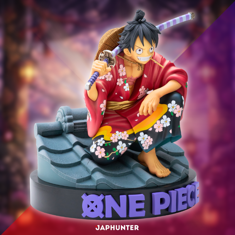Figurine One Piece SUPER MASTER STARS DIORAMA Monkey D. Luffy -Pays de Wano- | Édition japonaise