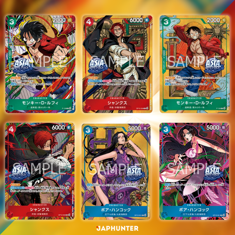 One Piece Asien-exklusive versiegelte Promokarten aus Mini Tin Vol.3 | Japanische Ausgabe