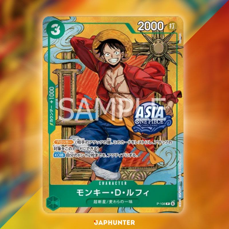 One Piece Asien-exklusive versiegelte Promokarten aus Mini Tin Vol.3 | Japanische Ausgabe