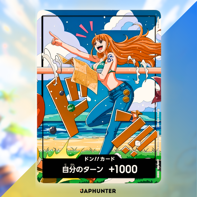 One Piece World Unification Commemorative DON!! Card | Usopp & Nami Set | 2 Cards | Japanese Edition