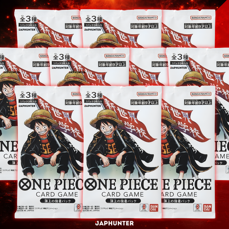One Piece Saikyo Jump Top Strong Pack Luffy Ace Newgate | P-147 / P-148 / P-149 | Japanische Ausgabe | Limitierte Promo