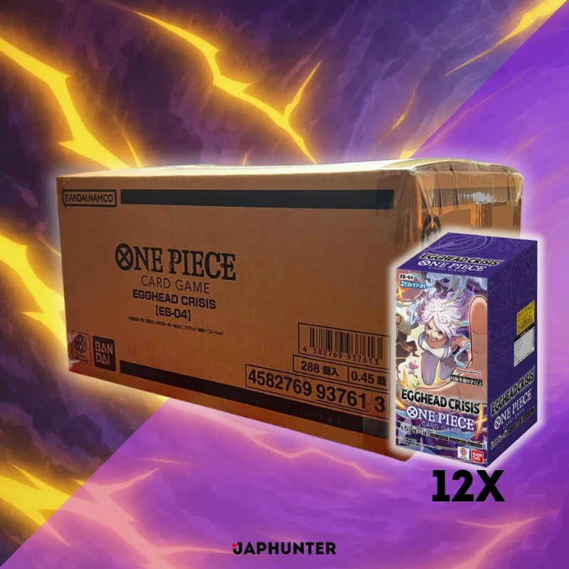 One Piece EB-04 Egghead Crisis Japanese Booster Box Display One Piece EB-04 Egghead Crisis Japanese Booster Box Display