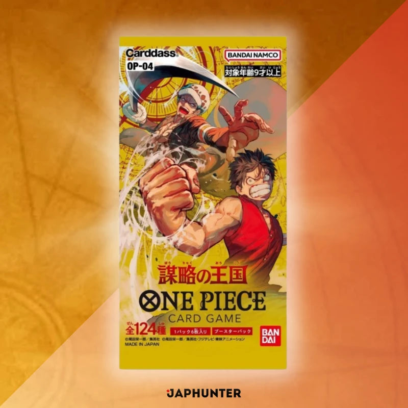 One Piece OP-04 Kingdoms of Intrigue Booster (Japanisch)