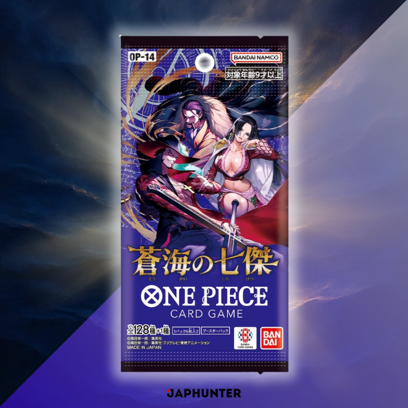One Piece Card Game – The Azure Sea’s Seven Booster Box | OP-14 | Japanese Edition | Sealed