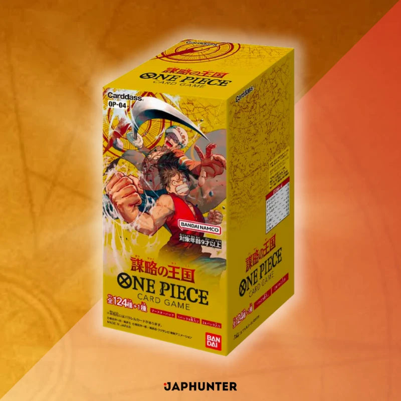 One Piece OP-04 Kingdoms of Intrigue Japanese Booster Box Display