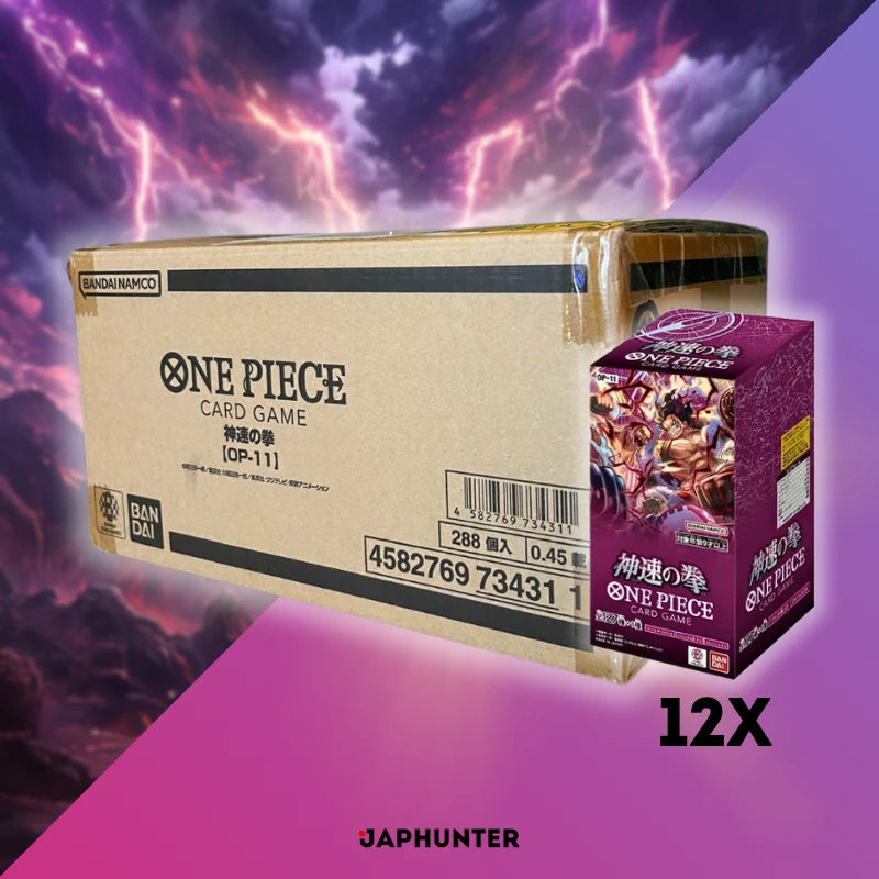 One Piece OP-11 A Fist of Divine Speed Display Booster Box Japonaise