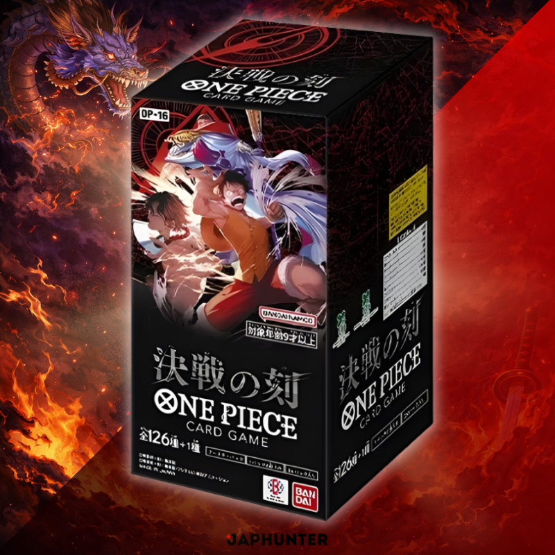 One Piece OP-16 The Time of the Battle japonais Booster Box Display