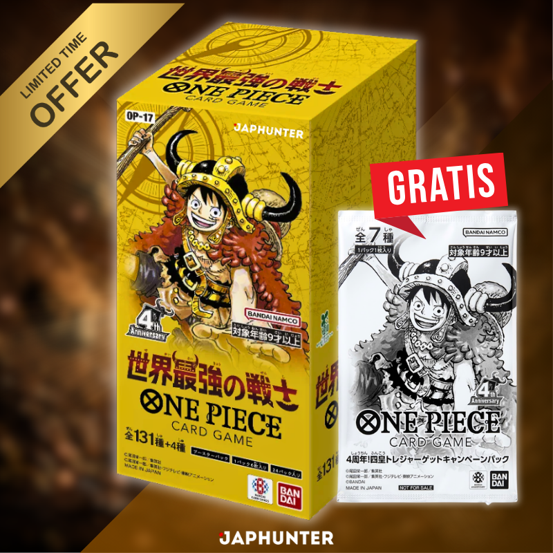 One Piece OP-17 – The World’s Strongest Warriors Booster Box Display | Japanese Edition