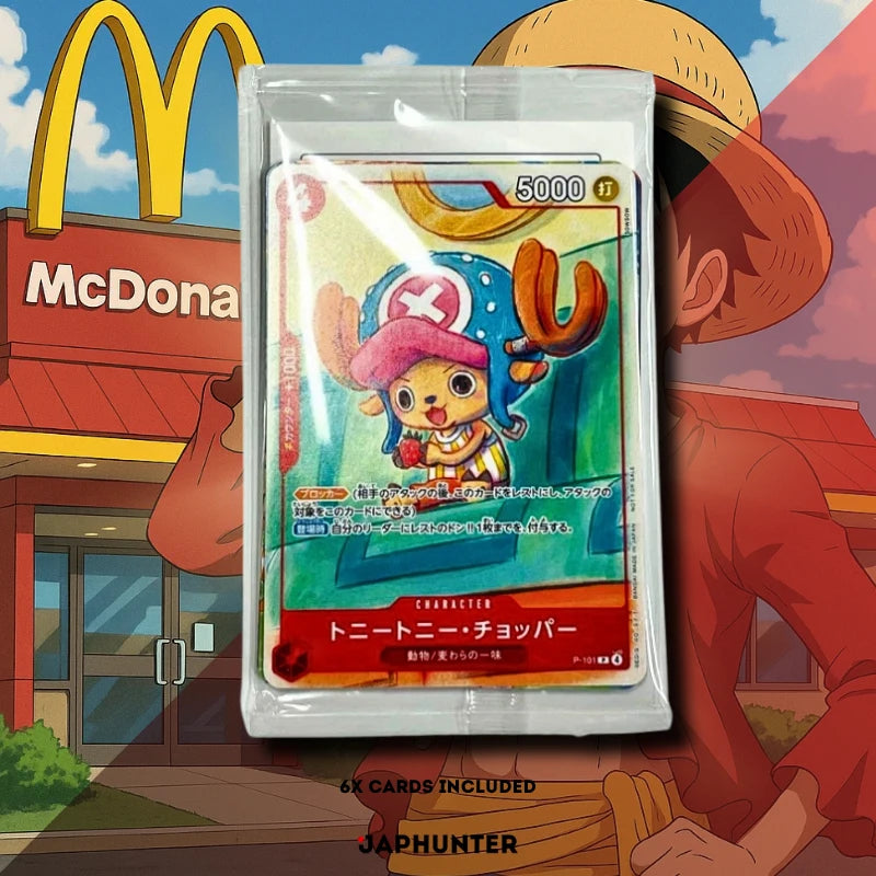 One Piece TCG McDonald's 2025 Booster – Japanese Limited Edition