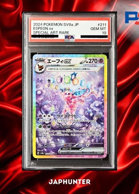 PSA 10 Espeon ex SAR #211/187 – Terastal Festival ex Japanese SV8a