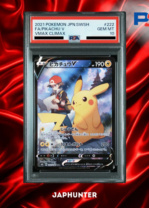 PSA 10 Pikachu V CSR #222/184 – VMAX Climax Japanese S8b