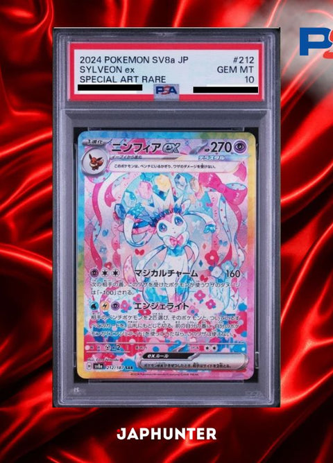 PSA 10 Sylveon ex SAR #212/187 – Terastal Festival ex Japanese SV8a