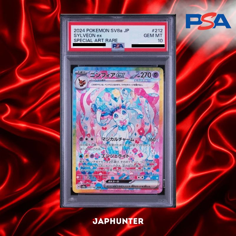 PSA 10 Sylveon ex SAR #212/187 – Terastal Festival ex Japanese SV8a
