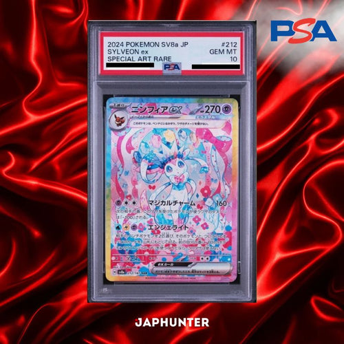PSA 10 Sylveon ex SAR #212/187 – Terastal Festival ex Japanese SV8a