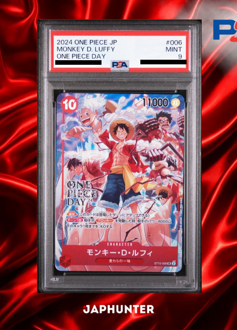 PSA 9 Monkey D. Luffy SR ST10-006 – ONE PIECE DAY '24 Japanese Promo