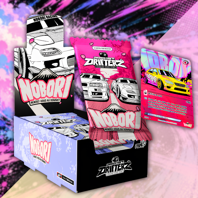 Pocket Drifterz Saison 2 NOBORI | Boîte de 10 boosters | Édition française