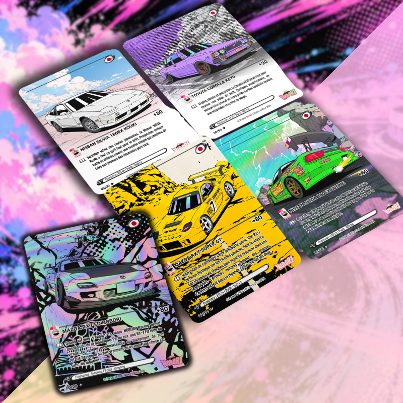 Pocket Drifterz Season 2 NOBORI | Booster Box (10 Packs) | French Edition