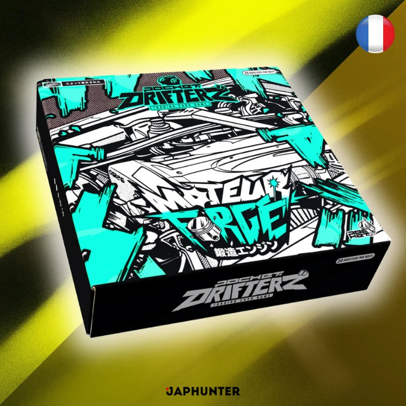 Pocket Drifterz – Exclusive Collector Box REPRINT with ED.2 Label (20 Boosters) FR