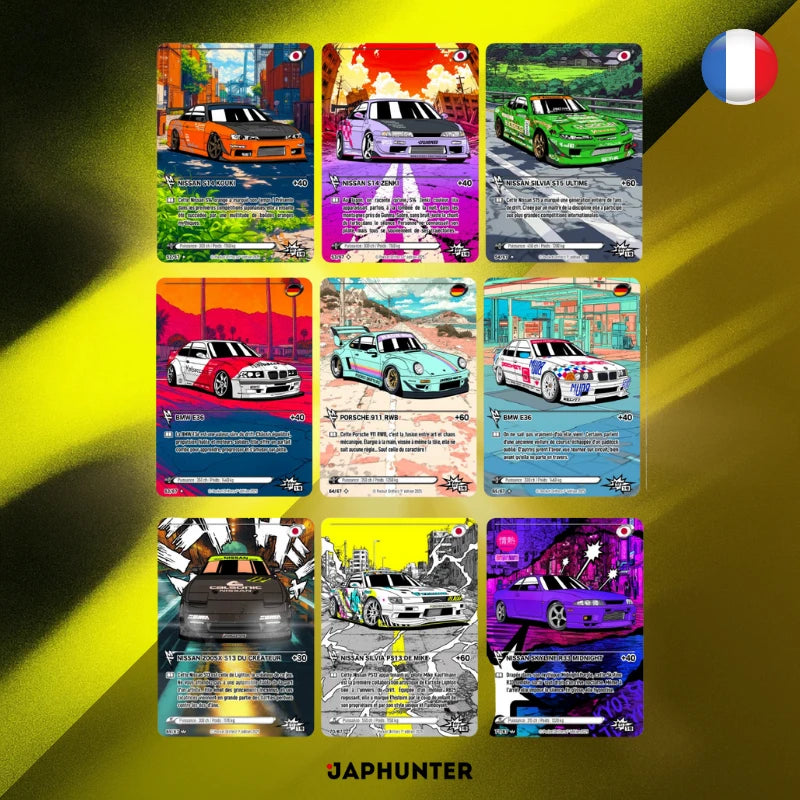 Pocket Drifterz – Exclusive Collector Box REPRINT with ED.2 Label (20 Boosters) FR