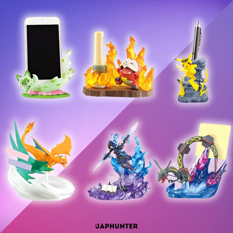 Pokémon Re-Ment Battle On Desk Ver. Anime – Offizielle Desktopfiguren (1 zufällig)