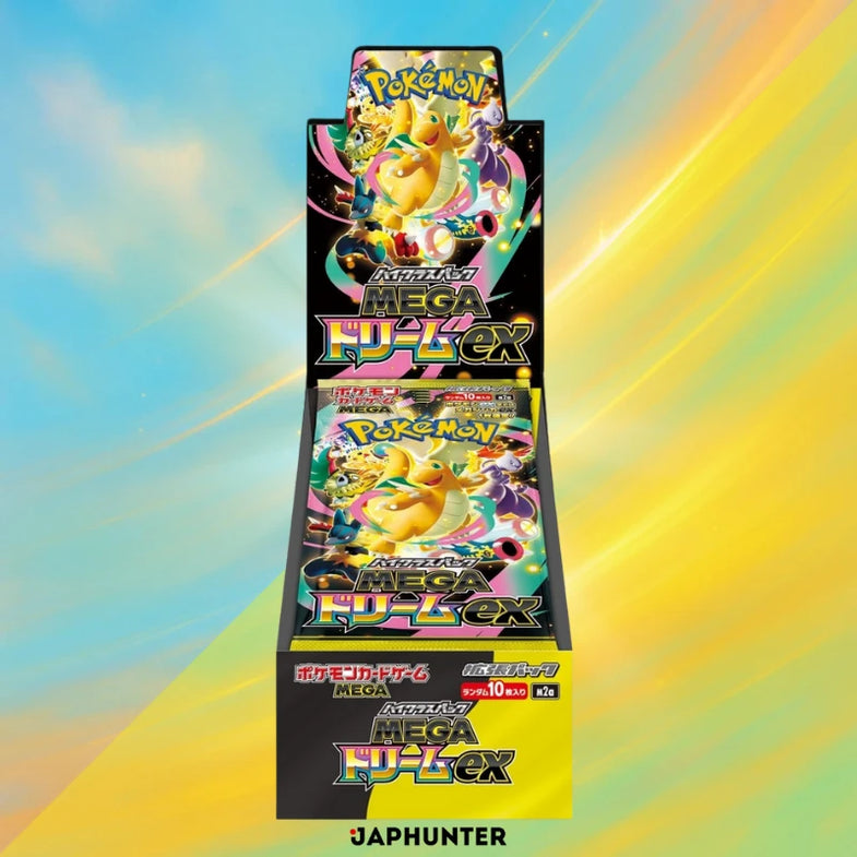 Pokemon Cards Packs Pokemon Mega Dream Ex M2a Booster Box SEALED (Japanese) - 2025 Release, Features Dragonite, Gengar, Mewtwo, Pikachu Japanese Pokemon Booster Box Pokemon Cards Packs Pokemon Mega Dream Ex M2a Booster Box SEALED (Japanese) - 2025 Release, Features Dragonite, Gengar, Mewtwo, Pikachu Japanese Pokemon Booster Box