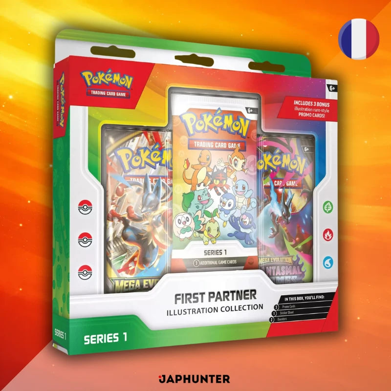 Pokémon Collection d'illustrations Premiers Partenaires – Série 1 (FR)